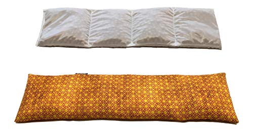 COVERBAGBCN Saco térmico Cervical con Doble Funda con Huesos de Cereza - Granada Vintage