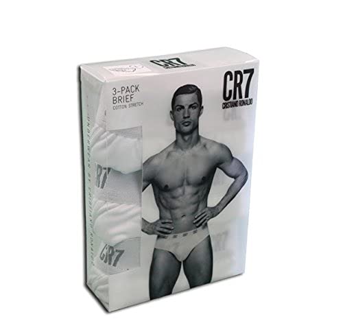 CR7 CRISTIANO RONALDO - Calzoncillos Deportivos para Hombre (3X), Sportswear de Alta Resistencia y Durabilidad Gracias a Las Fibras extralargas de algodón (sin Notas rascadoras), XXL