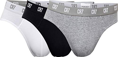 CR7 CRISTIANO RONALDO - Calzoncillos Deportivos para Hombre (3X), Sportswear de Alta Resistencia y Durabilidad Gracias a Las Fibras extralargas de algodón (sin Notas rascadoras), XXL