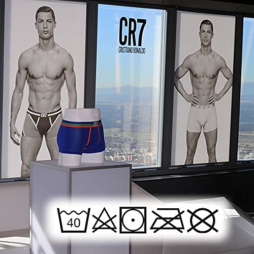 CR7 CRISTIANO RONALDO - Calzoncillos Deportivos para Hombre (3X), Sportswear de Alta Resistencia y Durabilidad Gracias a Las Fibras extralargas de algodón (sin Notas rascadoras), XXL