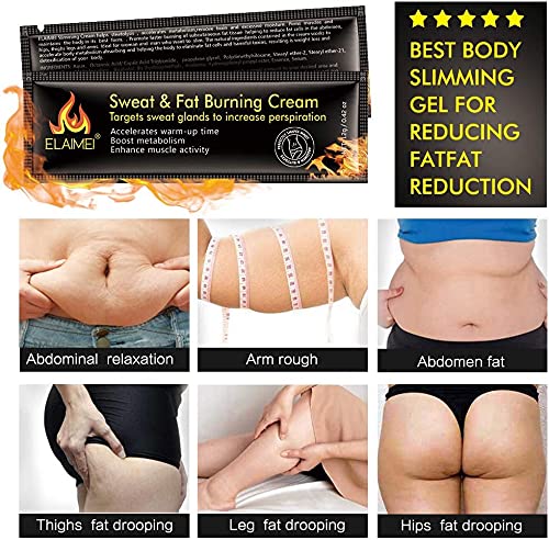 Crema caliente, Abs Extreme 4D Liposuction Body Slim Cream, Anti celulitis Abdomen Cuerpo orgánico natural Tratamiento adelgazante para moldear la cintura, Abdomen y glúteos (10 unidades/caja)