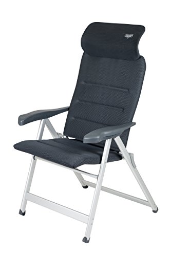 Crespo AA-237/82 Air-Elite Compact - Silla de Camping (67 x 78 x 120 cm), Color Gris