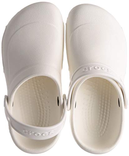 Crocs Bistro Unisex Adulta Clog, Blanco (White), 37/38 EU