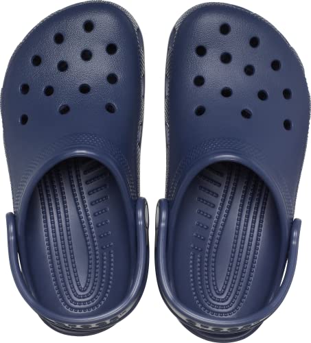 Crocs Classic Clog K Unisex Niños Zuecos, Azul (Navy), 32/33 EU