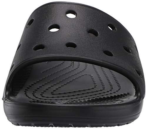 Crocs Classic Crocs Slide Unisex Adulta Zuecos, Negro (Black), 37/38 EU