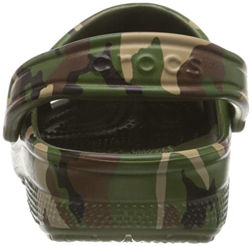 Crocs Classic Printed Camo Clog Unisex Adulta Zuecos, Verde (Army Green/Multi), 37/38 EU