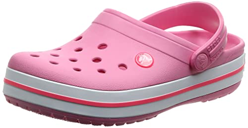 Crocs Crocband Unisex Adulta Zuecos, Rosa (Pearl Pink Wild Orchid), 42/43 EU