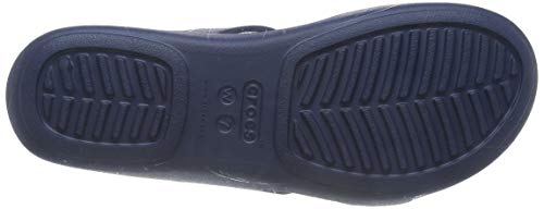Crocs Monterey Strappy Wedge Mujer Zeppe, Azul (Navy), 39/40 EU