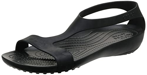 Crocs Serena Mujer Sandalias, Negro (Black/Black 060), 38/39 EU
