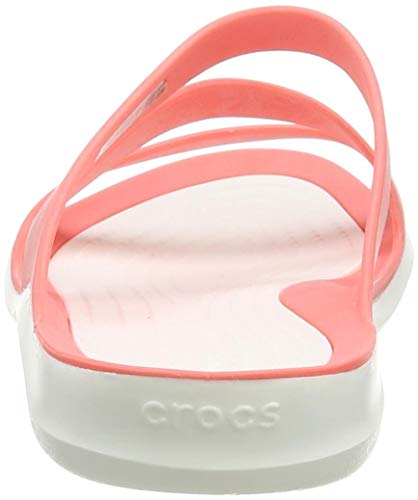 Crocs Swiftwater Sandal Mujer Sandal, Rojo (Fresco), 37/38 EU