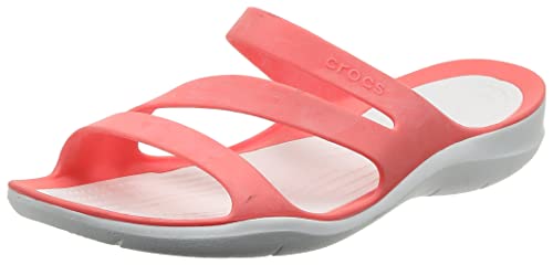 Crocs Swiftwater Sandal Mujer Sandal, Rojo (Fresco), 37/38 EU