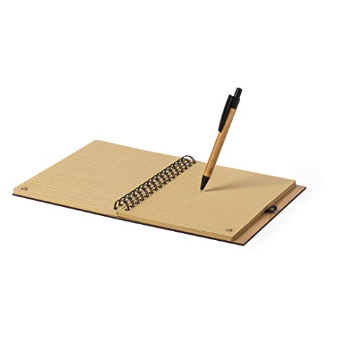 Cuaderno de Notas la Mejor podologa del Mundo - Libreta de Madera Natural con Boligrafo Regalo Original Tamaño A5