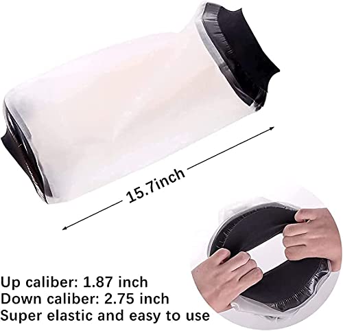 Cubierta impermeable para la rodilla, funda reutilizable para la ducha, protector de vendaje de rodilla fundido, cómodo sello hermético para mantener las heridas secas