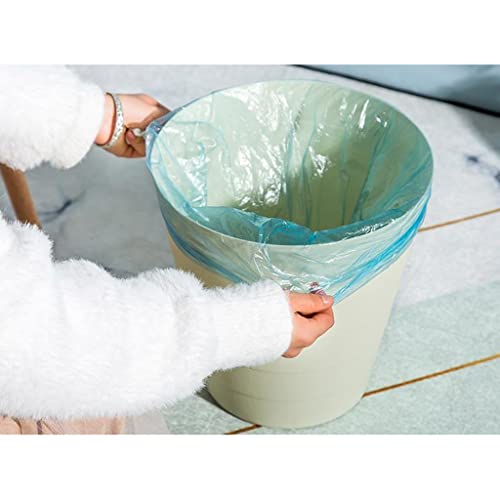 Cubo de Basura Pasada redonda de plástico PUEDE OFICINA DESPUÉS DE LA OFICINA ABIERTE ABRIR Latas de basura de basura Papelera de contenedor de basura for baño Cocina Oficina para Cocina, Baño, Inodor