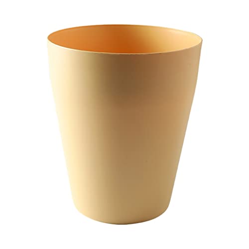 Cubo de Basura Pequeña basura de basura redonda de plástico de plástico Papelera abierta Papelera de contenedor de basura for baño Cocina Oficina para Cocina, Baño, Inodoro, Etc ( Color : A )