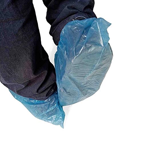 Cubrezapatos (100 unidades, 50 pares, impermeables), color azul