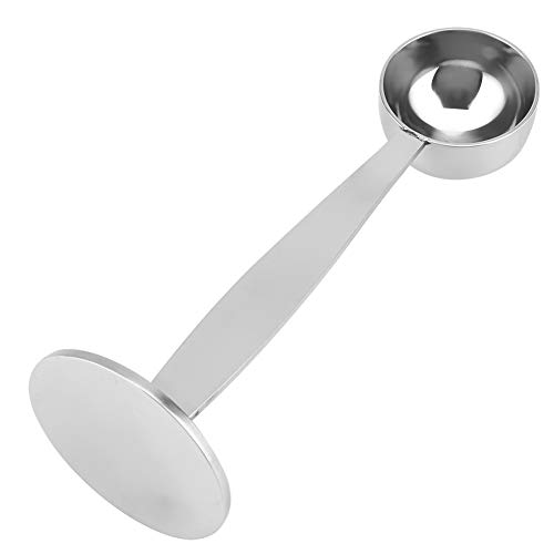 Cuchara para apisonar café: cuchara de café para apisonar doble duradera, adecuada para el hogar o la cafetería