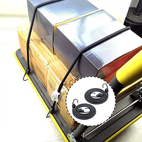 Cuerdas elásticas elásticas, 2 piezas de 120 cm resistente correa elástica con ganchos para coche, caravana, baúles de camping, vehículos recreativos, equipajes