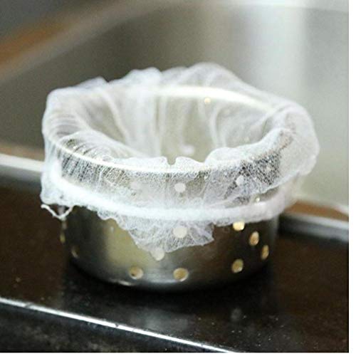 CULER 30pcs Cubierta de desagüe Bolsa Red para el Cabello Filtro Cocina Fregadero Cuarto de Tamices Coladeros Reutilizable Ducha Herramientas de Limpieza