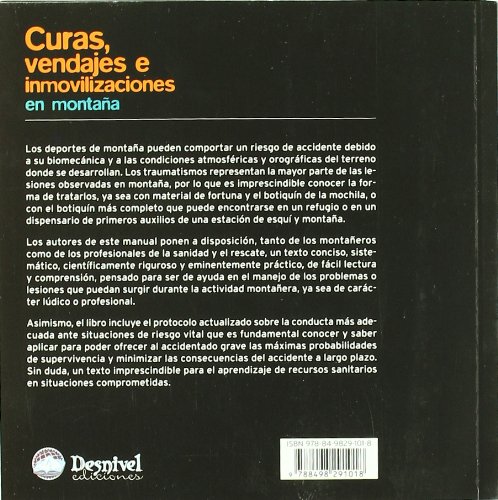 Curas Vendajes Inmovilizaciones En Montaña