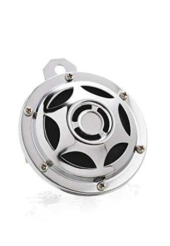 Customacces BS0001J Bocina Tipo Sheriff, Cromado, 99 mm