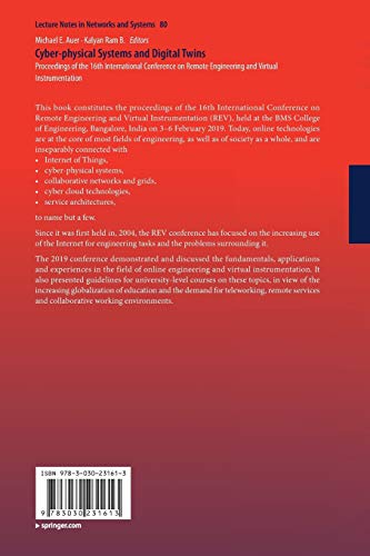 Cyber-physical Systems and Digital Twins: Proceedings of the 16th International Conference on Remote Engineering and Virtual Instrumentation: 80 (Lecture Notes in Networks and Systems)