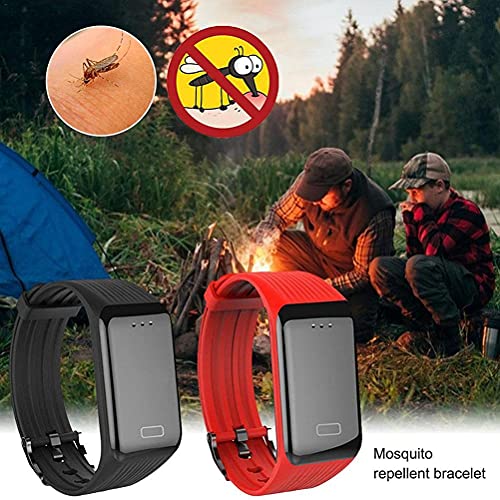 CZSMART Pulsera antimosquitos por ultrasonidos, 3 modos, reloj antimosquitos, pulsera electrónica antimosquitos, para niños y adultos