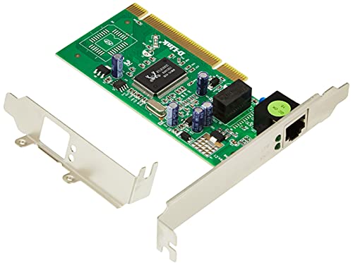 D-Link DGE-528T – Tarjeta PCI Gigabit Ethernet RJ45 (10/100/1000 Mbps), Compatible con Windows, Windows Server, Linux y MacOS