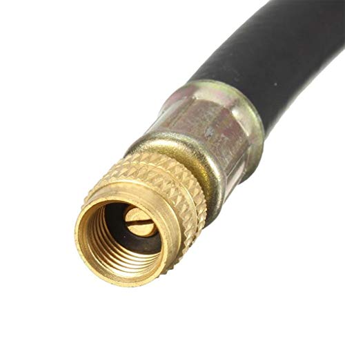 DANDANdianzi Adaptador de 140mm Auto del Coche Van Bus del neumático de la Rueda Gemela Flexible de Goma de la válvula de la válvula Flexible del vástago Adaptador de extensión del suplemento
