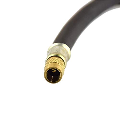 DANDANdianzi Adaptador de 140mm Auto del Coche Van Bus del neumático de la Rueda Gemela Flexible de Goma de la válvula de la válvula Flexible del vástago Adaptador de extensión del suplemento