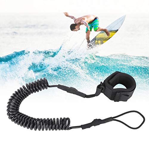 DAUERHAFT Tabla de Surf Vertical Cinturón de tracción de Surf Negro Cómodo, para Uso en Surf