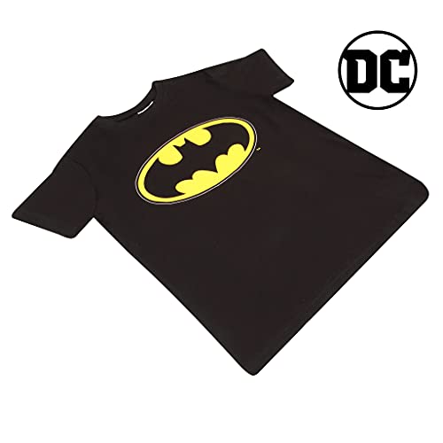 DC Comics Batman Clásico Logo Chicos Camiseta Negro 11-12 años