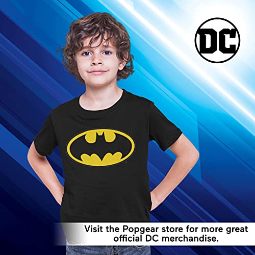 DC Comics Batman Clásico Logo Chicos Camiseta Negro 11-12 años