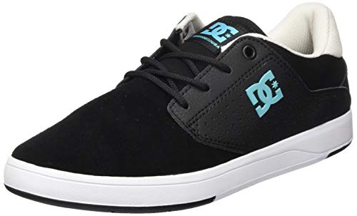 DC Shoes Plaza TC, Zapatillas de Skateboard Hombre, Negro (Black/Turquoise Btu), 38 EU