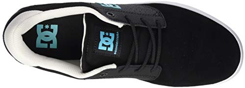 DC Shoes Plaza TC, Zapatillas de Skateboard Hombre, Negro (Black/Turquoise Btu), 38 EU