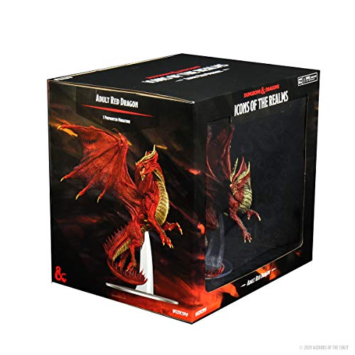 D&D Icons of The Realms: Figura premium de dragón rojo adulto