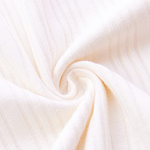DEBAIJIA Mujer Camisón Ropa de Dormir Manga Corta Camisones Señora Vestido de Dormir Estampado Ocio Suelto Lindo (Blanco-2XL)