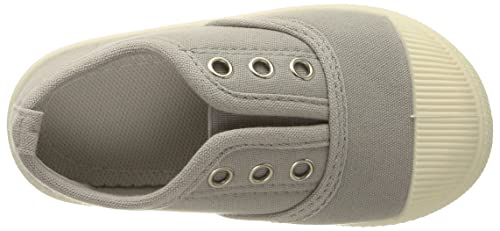 DEBAIJIA Niñas Niños Zapatos 2-5 Años Zapatillas de Deporte Lona Dulce Casual Suave Doble Suela de Moda Antideslizantes Transpirables Ligeros EU 28 Gris(Tamaño Etiqueta 28)