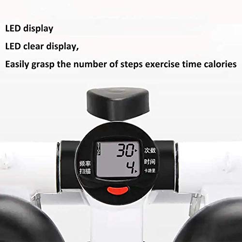 Debajo del escritorio Bicicleta elíptica Pedal Ejercitador Bicicleta Máquina elíptica Entrenadores de pie con monitor incorporado Pantalla, silencioso Compacto Entrenador de oficina en casa Fitness