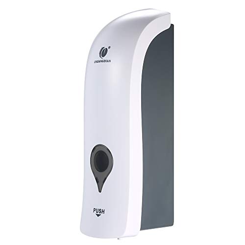 Decdeal 300 ml Dispensador de Jabón, Dispensador de ducha sin Perforación, para Montar en la Pared, Manual, para Baño, Ducha, Champú, para Hoteles, Oficinas
