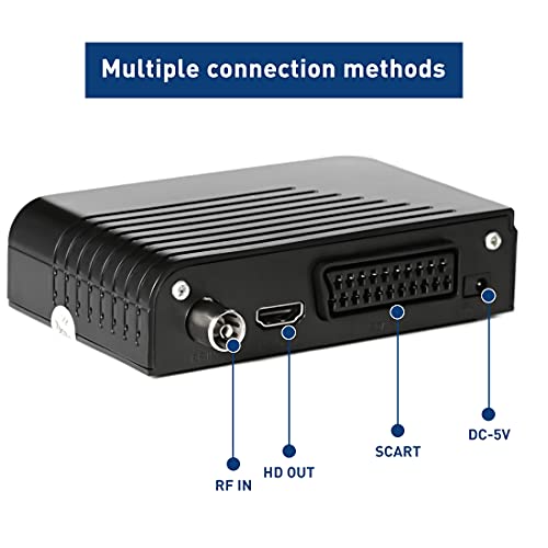 Decodificador TDT Terrestre, Leelbox sintonizador TDT DVB T2 Receptor Digital terrestre Full HD /1080p/3D/H.264/Dolby / MPEG-2/4（2021）