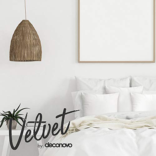 Deconovo Fundas para Cojines de Almohada del Sofá Cubierta Suave Decorativa Protector para Hogar 2 Piezas 50 x 50 cm Blanco