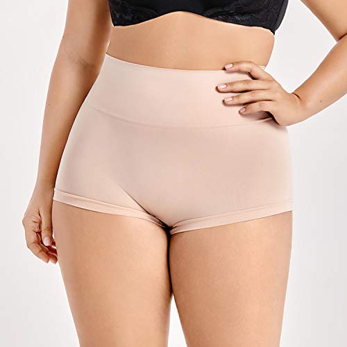 DELIMIRA Braguitas Moldeadores Fajas Bragas sin Costuras Shapewear para Mujer Beige 42