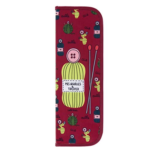 Derrière la porte - Estuche para agujas de tejer (relleno)