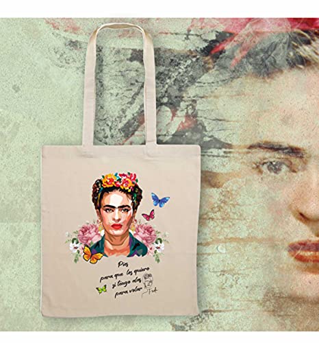 Desconocido Pack de Bolsa, Lanyard y Taza de Frida Khalo. HECHO 100% en España!