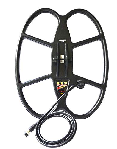 DETECH 15"x 12" detectores SEF Bobina de búsqueda por Garrett Ace Serie de los Metales 150/200 / 200i / 250/300 / 300i / 350/400 / 400i y Garrett Ace Euro con Protector de la Cubierta de la Bobina