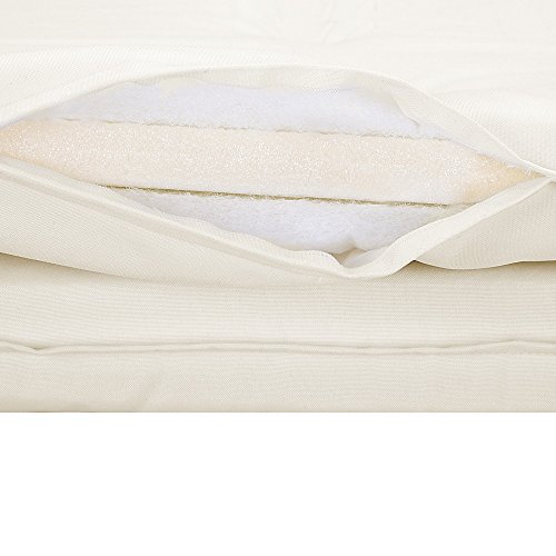Detex Set de 6 Cojines Boston para sillas Crema 43x39x5cm Almohadillas de Asiento Hidrófugas Lavables