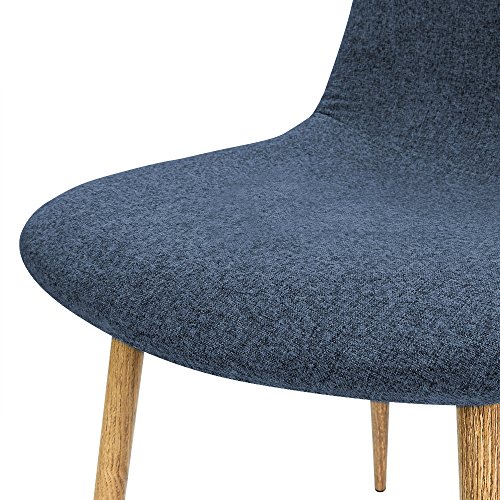 Deuba Set de 4 Sillas de Comedor diseño Retro clásico ergonómico Patas de Aspecto de Madera 44x87x47cm Pack 4 sillas Cocina