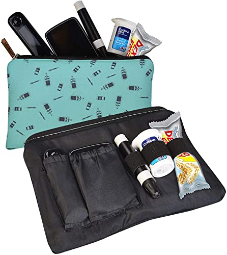 Dia-ZipperBag - Bolsa para diabéticos : kit para llevar su medidor de glucosa en sangre, tiras reactivas, toallitas, bocadillos, lancetas