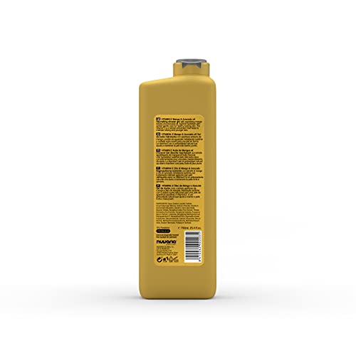 Dicora UrbanFit Gel de Baño Vitamina e Mango & Avocado, Negro, 750 ml